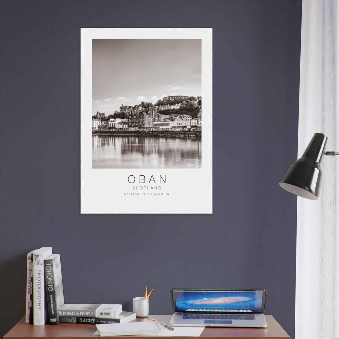 Oban Scotland Minimalist Travel Poster Print - Image 3
