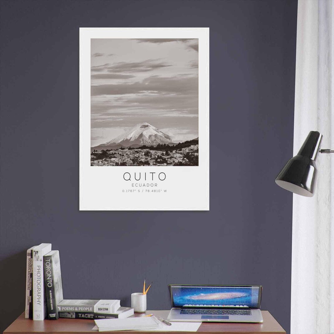 Quito Ecuador Travel Poster, Minimalist Travel Print - Image 3