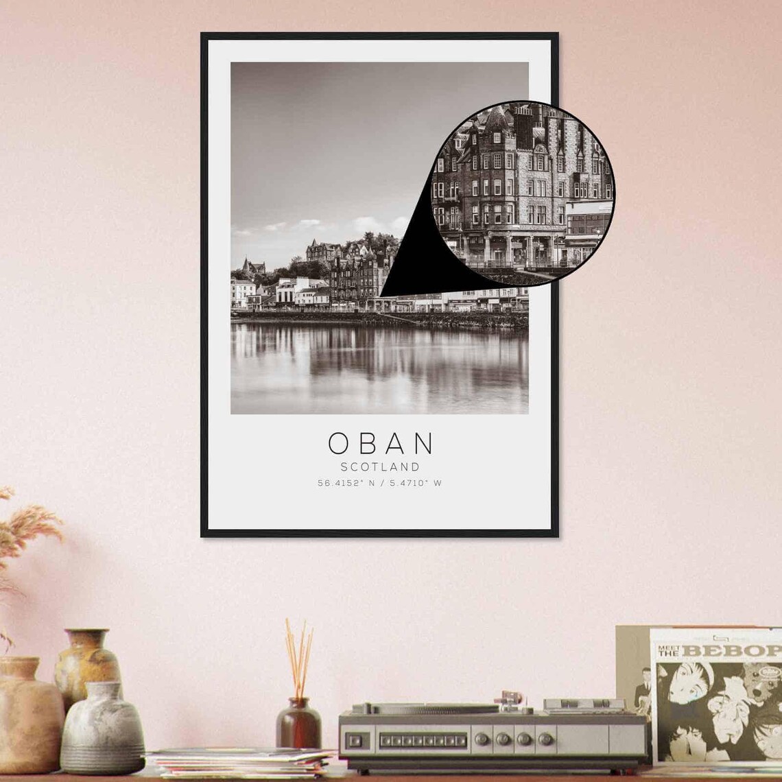 Oban Scotland Minimalist Travel Poster Print - Image 4