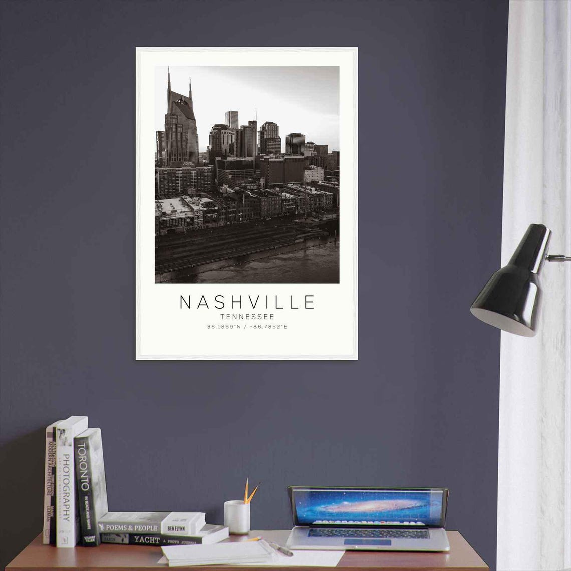 Nashville Tennessee Photo Travel Poster Nashville Travel Print Minimalist Travel Print Ds4 - Image 3