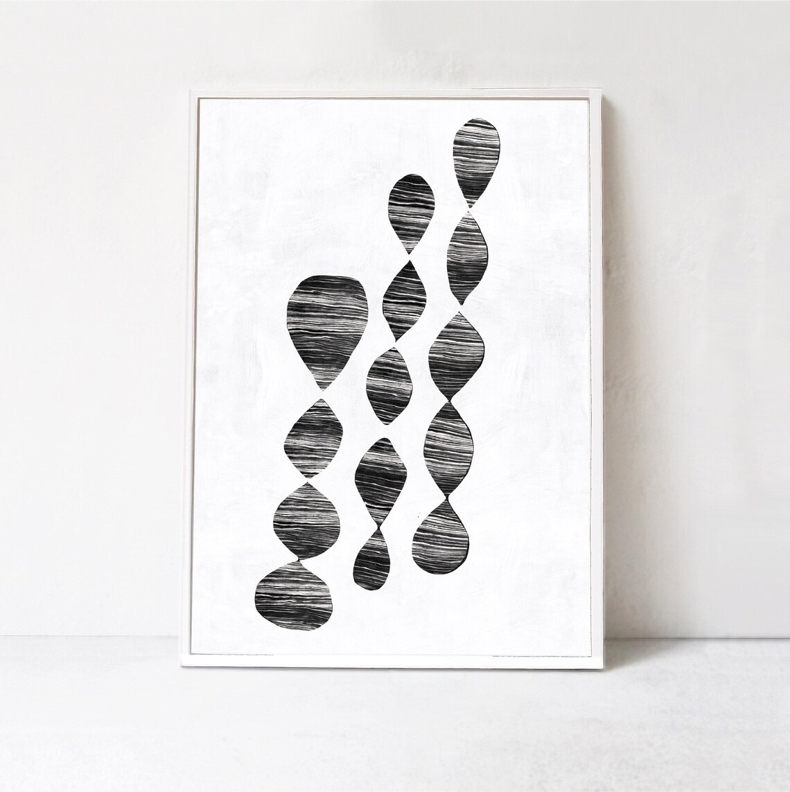 Abstract Scandinavian Modern Wall Decor Print