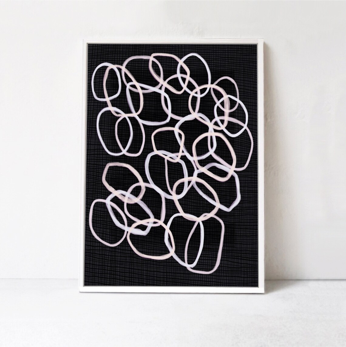 Connections Scandi Boho Abstract Lines Circles
