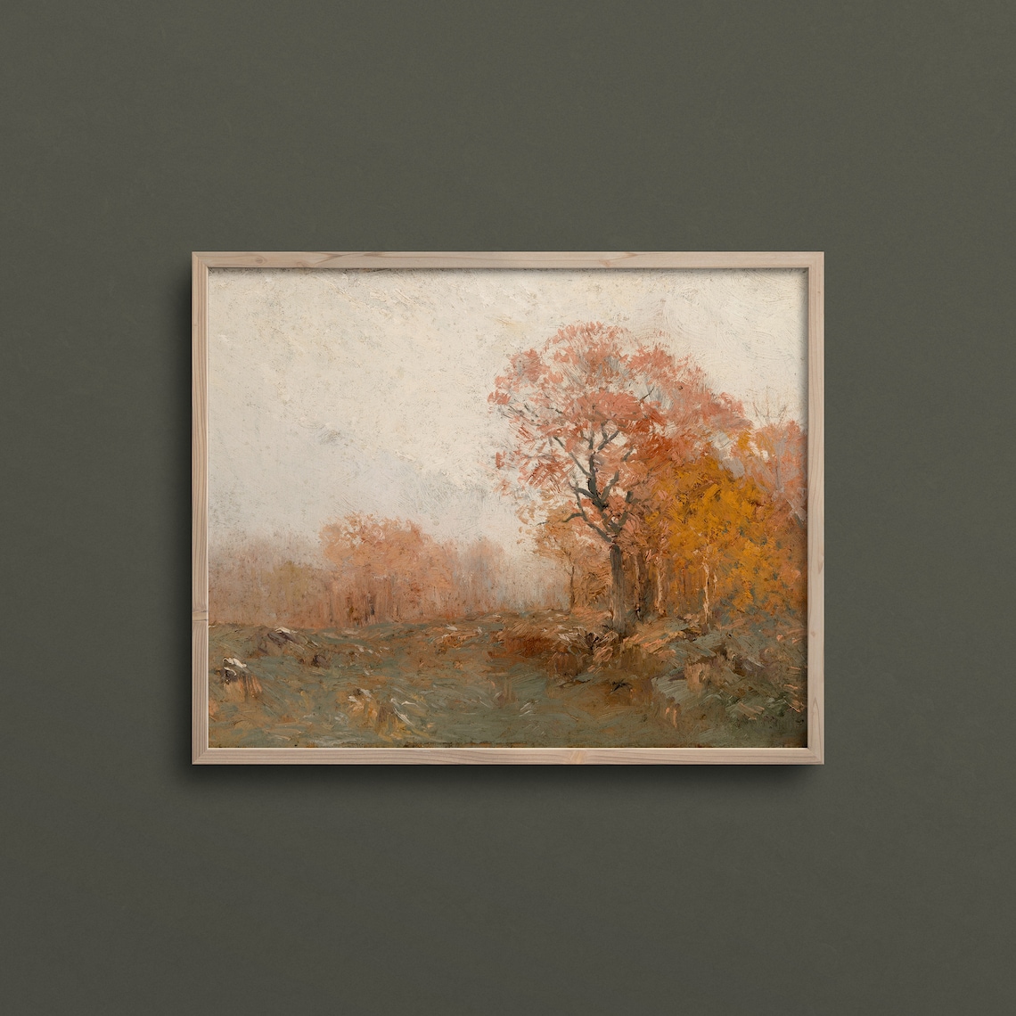 Autumn Trees Fall Wall Art, Seasonal Landscape Print - Image 3