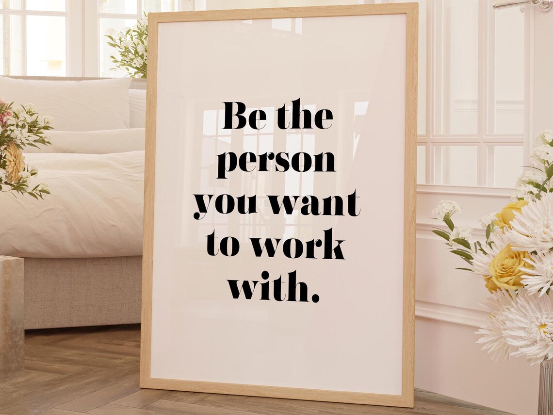 Teamwork Quotes, Home Office Motivational Typography