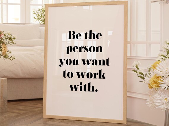 Teamwork Quotes, Home Office Motivational Typography