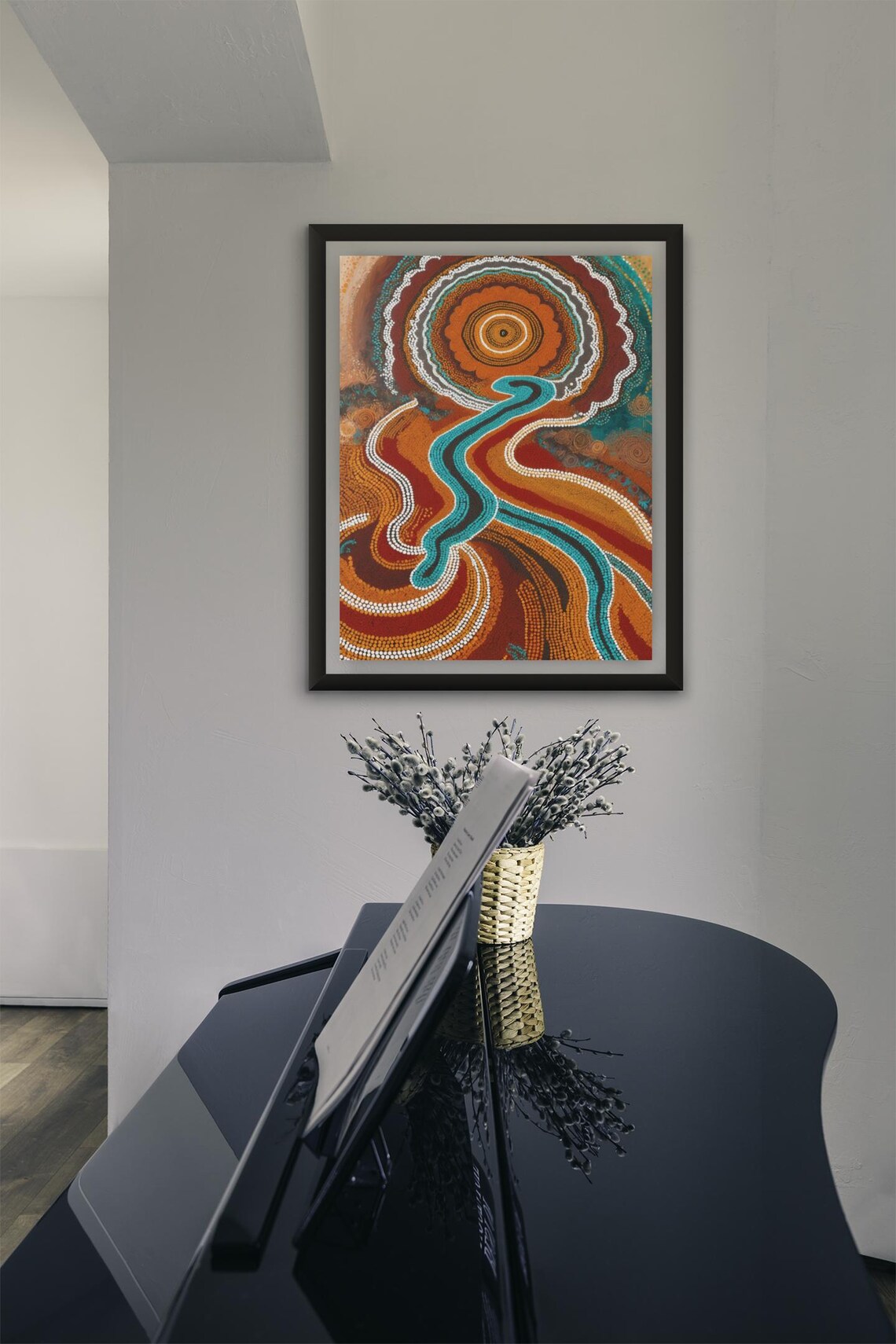 Aboriginal Dot Art Print, Australian Decor - Image 3