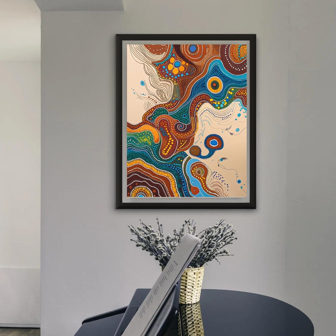 Australian Dot Art, Aboriginal Indigenous Decor - Image 3