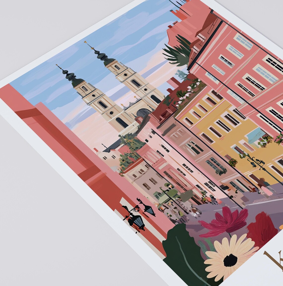 Krakow Travel Print Poland Krakow Poster Poland Poster Custom Travel Print Poland Print Poland Krakow Wall Art Polish Print - Image 3