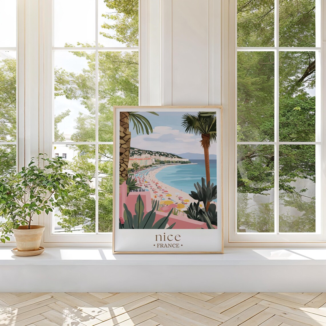 Nice Travel Poster, France Europe Wall Art Print - Image 3