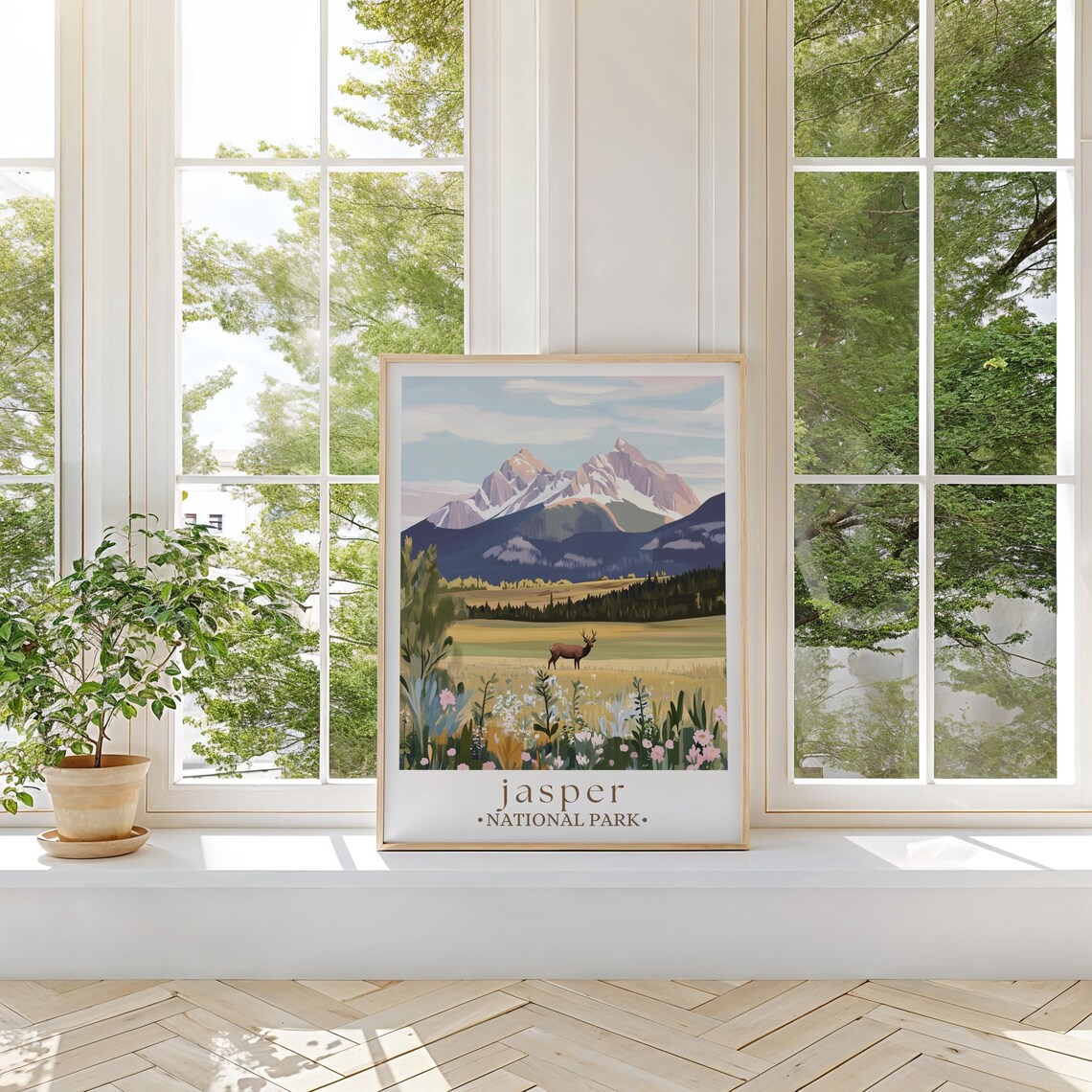 Jasper National Park, Canadian Rockies Travel Poster - Image 2