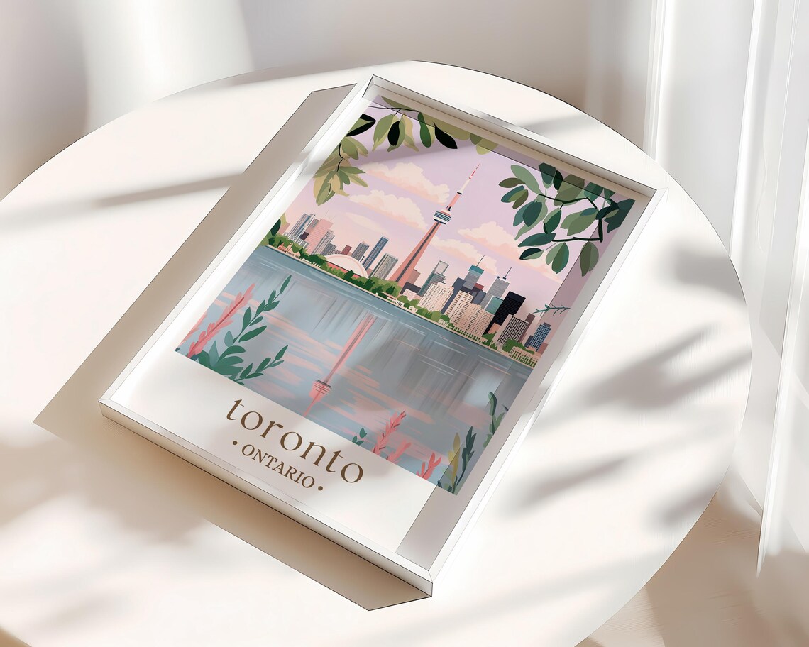 CN Tower Toronto Travel Poster, City Landmark - Image 3