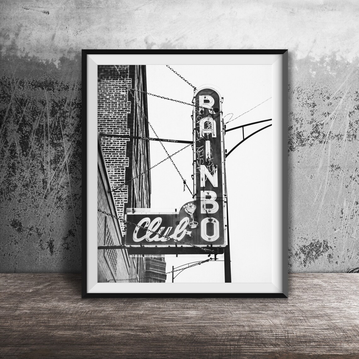 Rainbo Club Wicker Park Chicago Travel Poster - Image 2