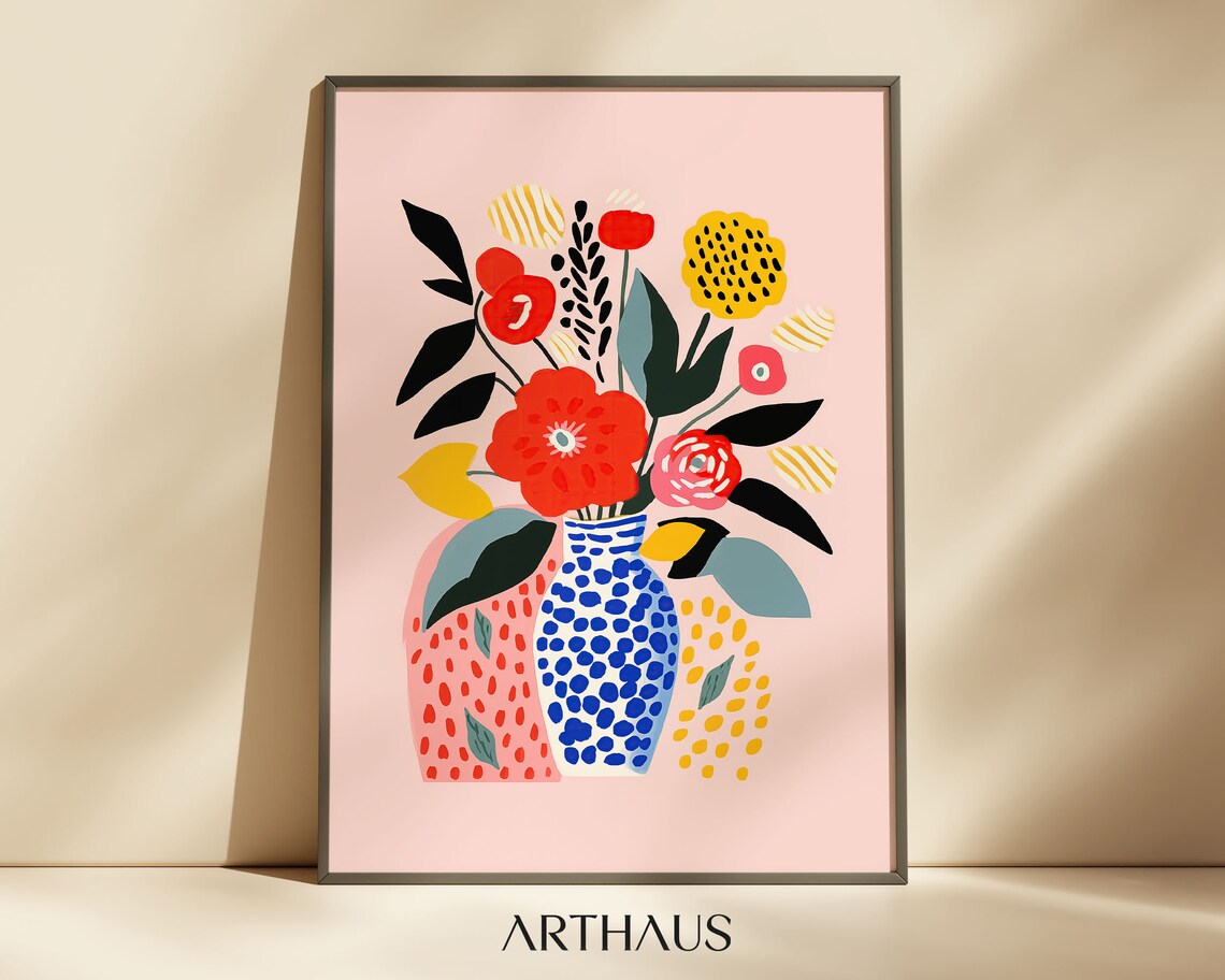 Henri Matisse Flowers Botanical Wall Art Print
