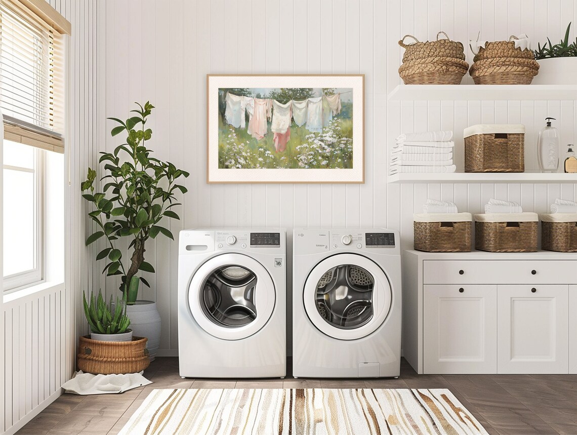 Farmhouse Laundry Room Art, Vintage Decor Print - Image 2
