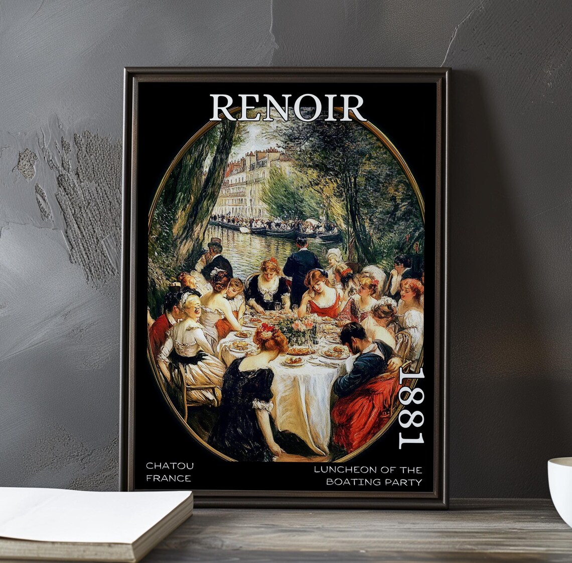 Renoir Luncheon of the Boating Party Riverside Feast 1881 Poster