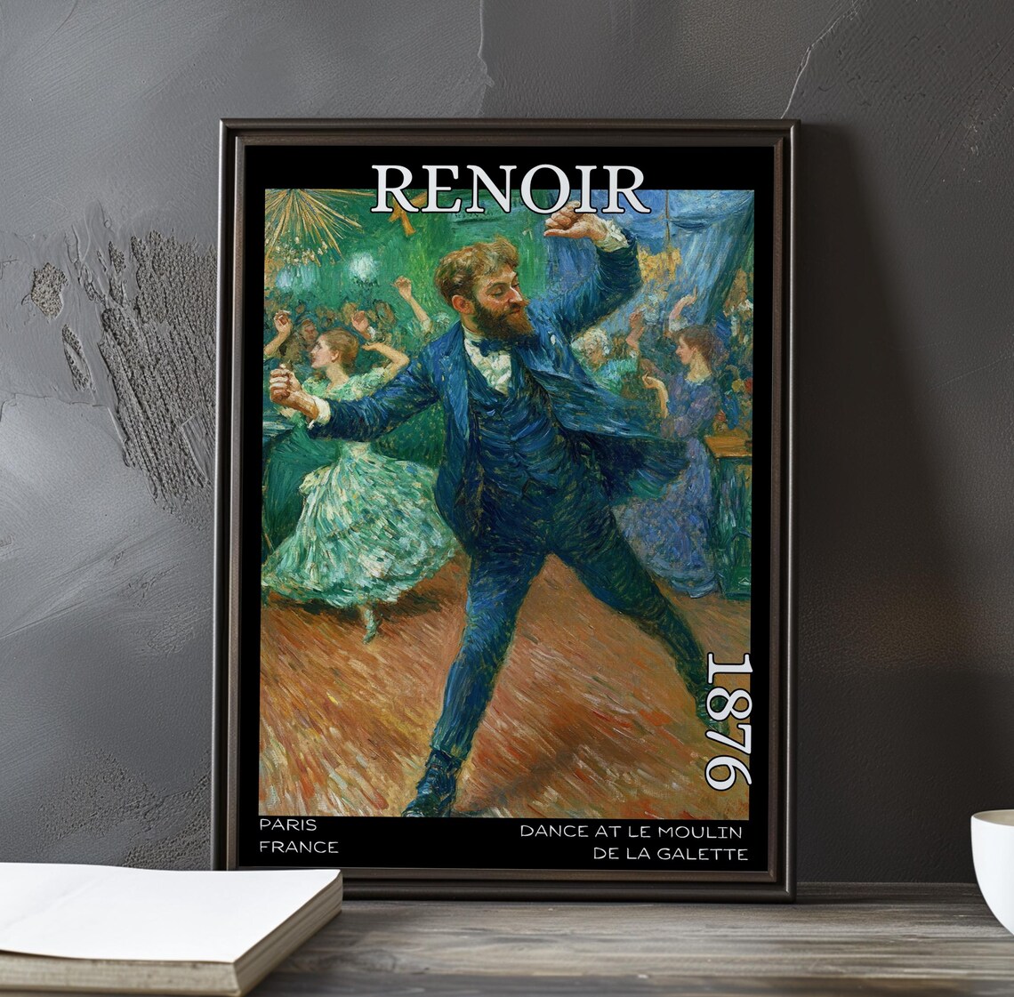 Renoir Dance at Le Moulin de la Galette Grand Ball 1876 Poster