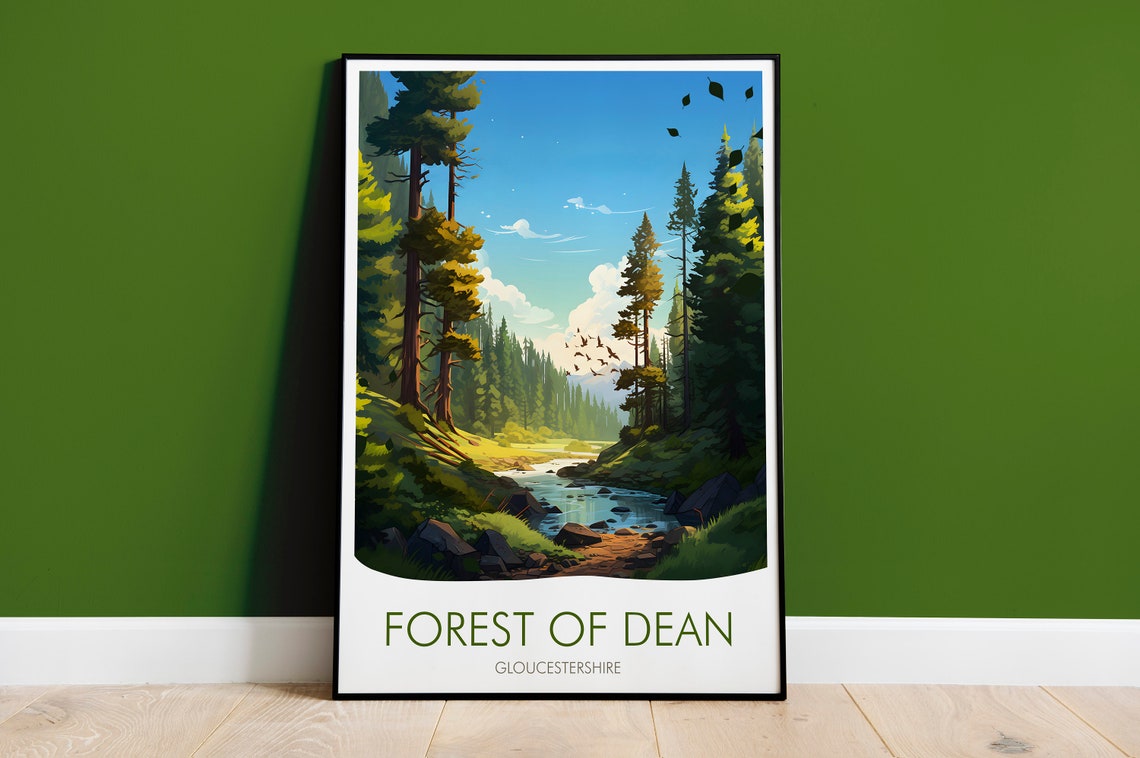 Visit Forest Of Dean Print Travel Print