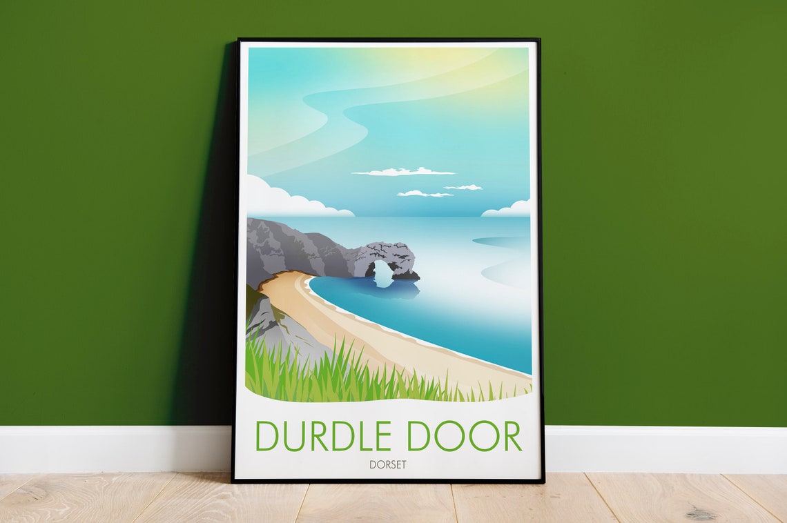 Durdle Door Dorset Jurassic Coast Limestone Arch Beach Poster