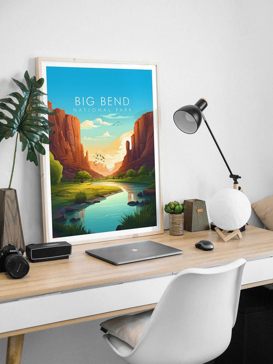 Big Bend National Park Texas Canyon River Desert Sunrise Poster - Image 2
