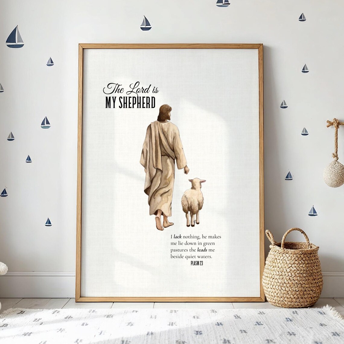 Jesus Leaves The 99 Sheep Psalm Poster