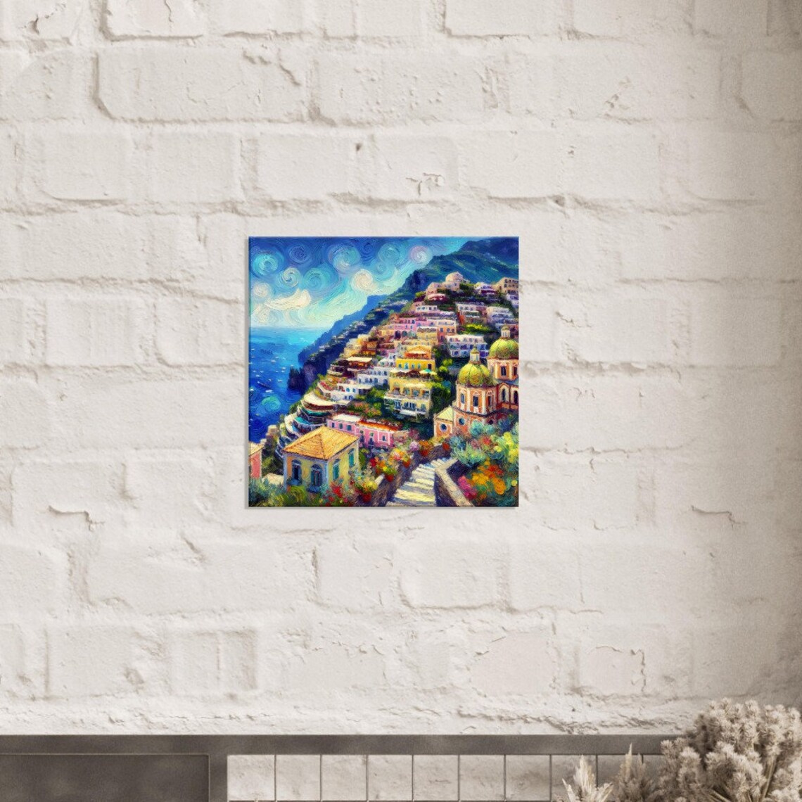 Positano Dreamscape, Impressionism Wall Art Print - Image 2