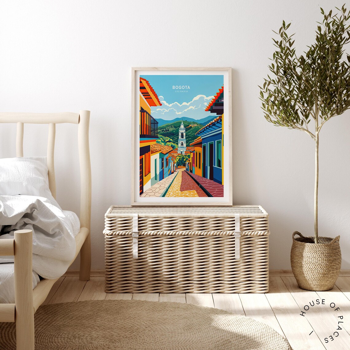 Bogota Colombia Travel Poster, City Wall Art - Image 4