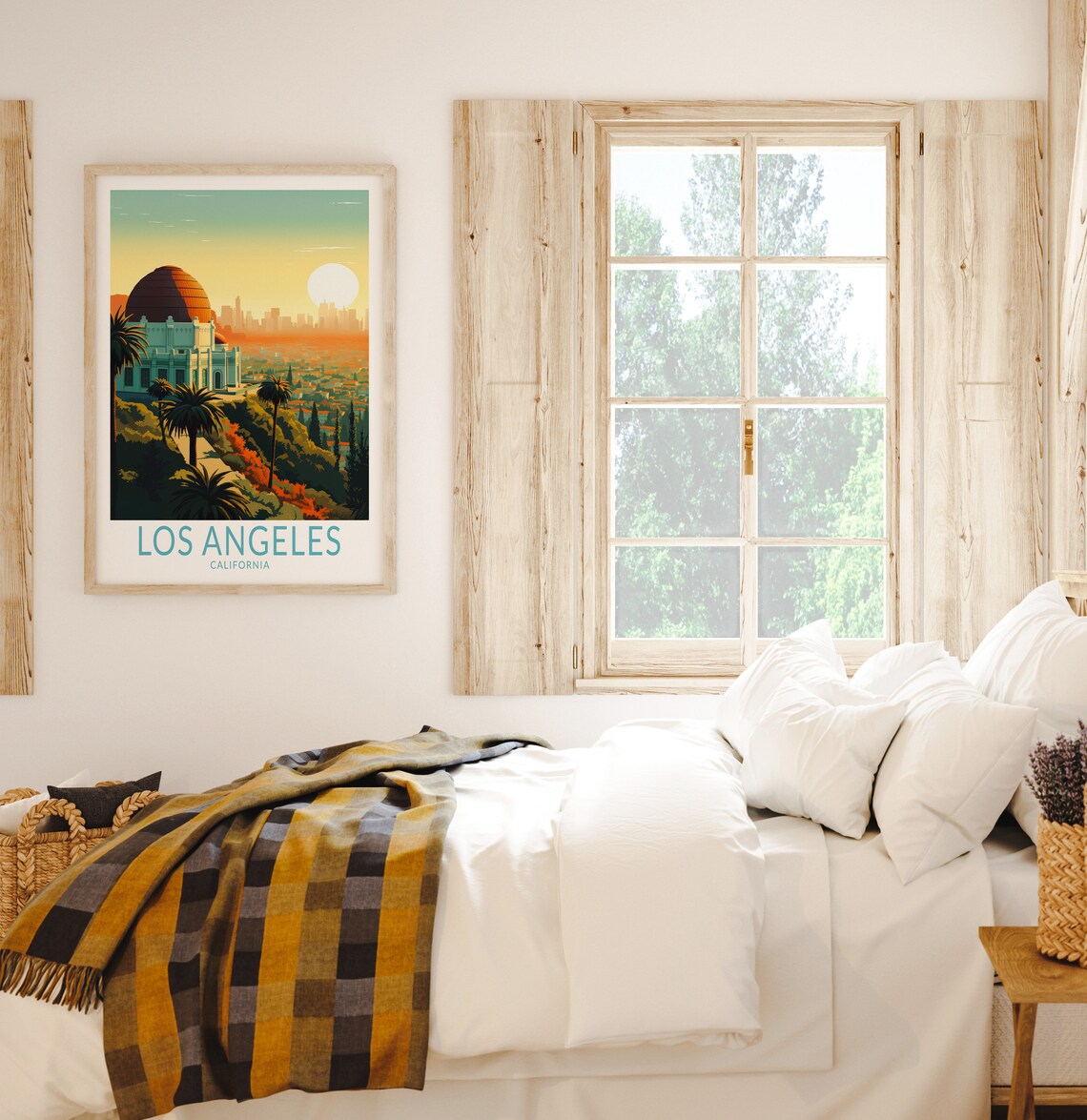 Los Angeles Travel Poster, Griffith Observatory Wall Art - Image 2