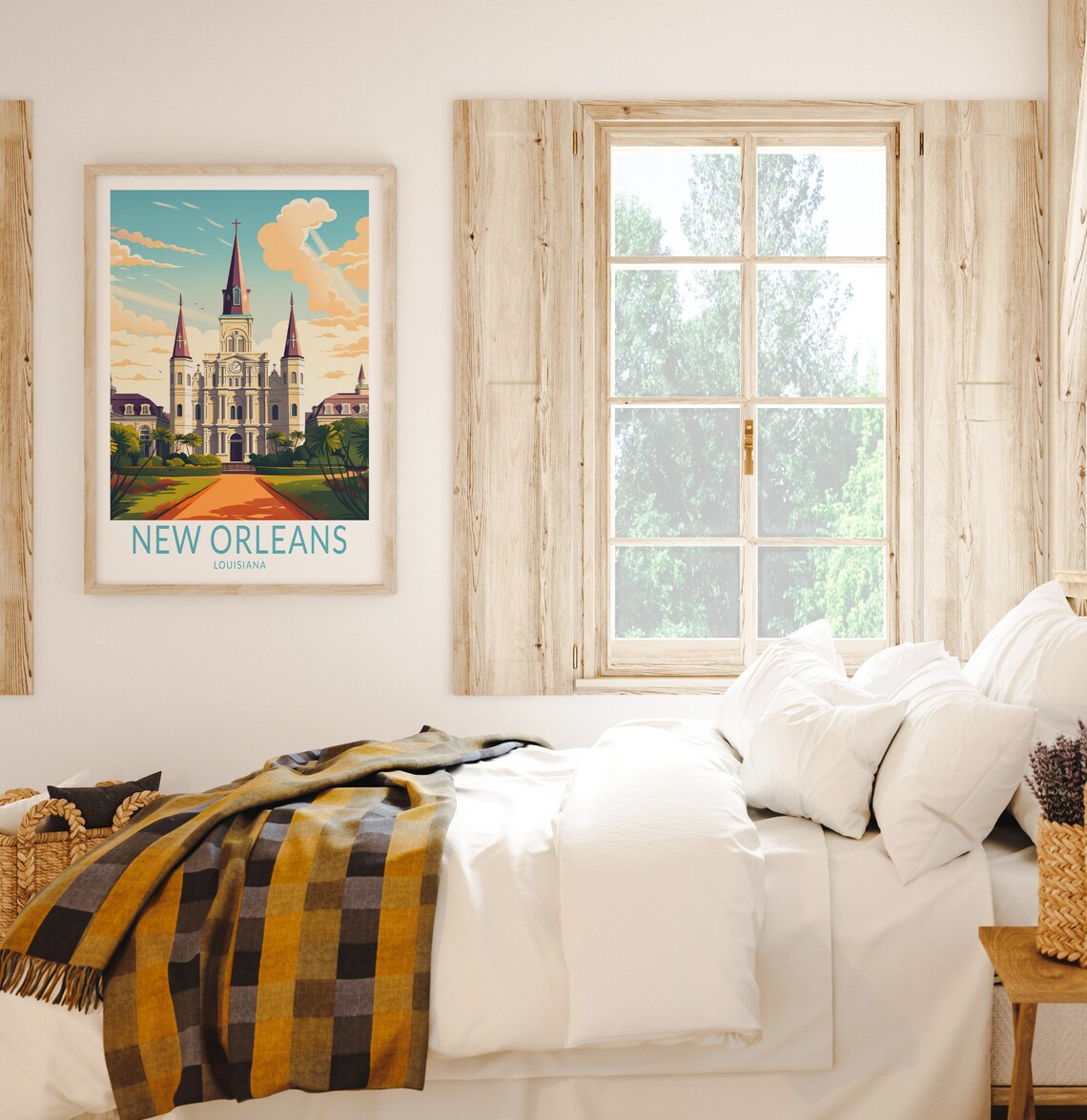 New Orleans Travel Poster, Louisiana Travel Print - Image 2