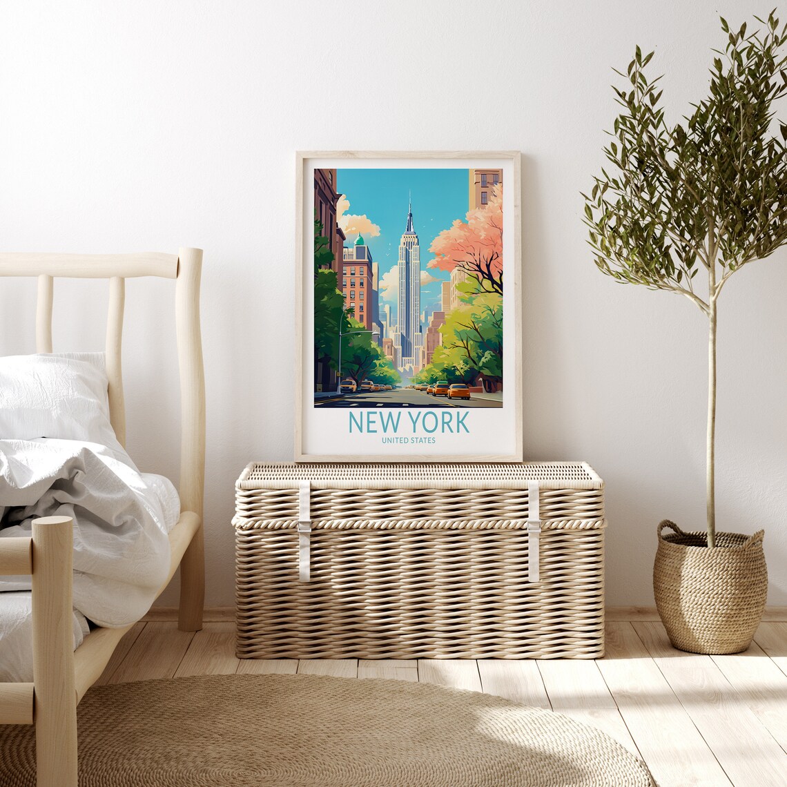 New York Travel Poster, New York City Art Print - Image 3