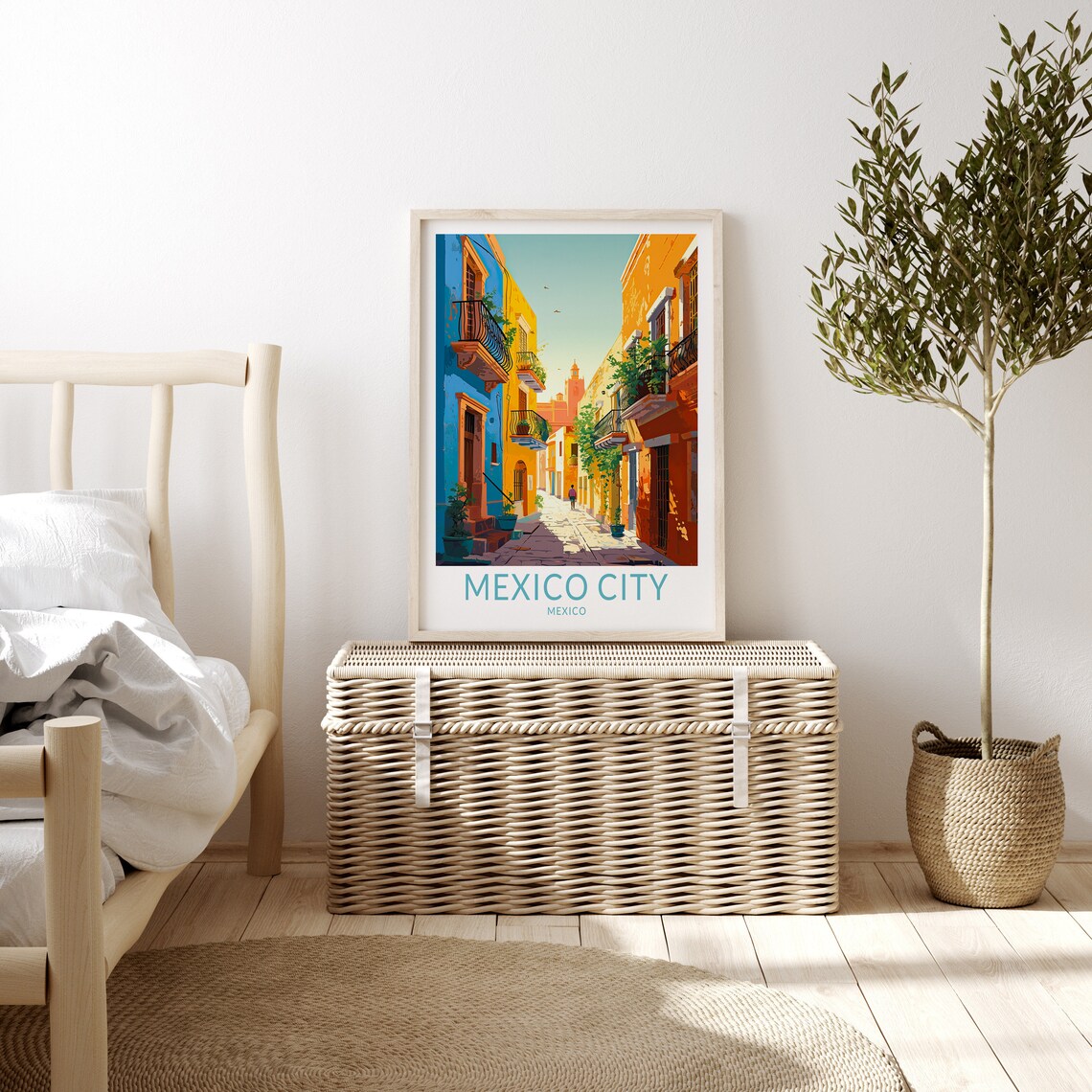 Mexico City Travel Poster, Ciudad De México - Image 3