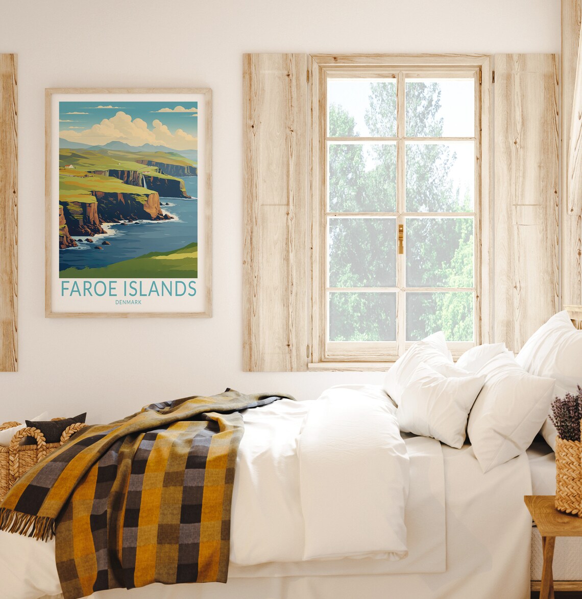 Faroe Islands Travel Poster, Denmark Wall Art - Image 2