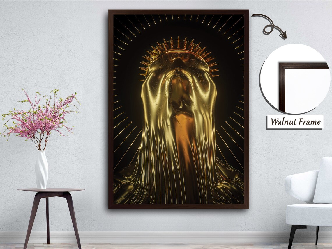 Golden Hands Art, Luxurious Hand Painting - Image 3