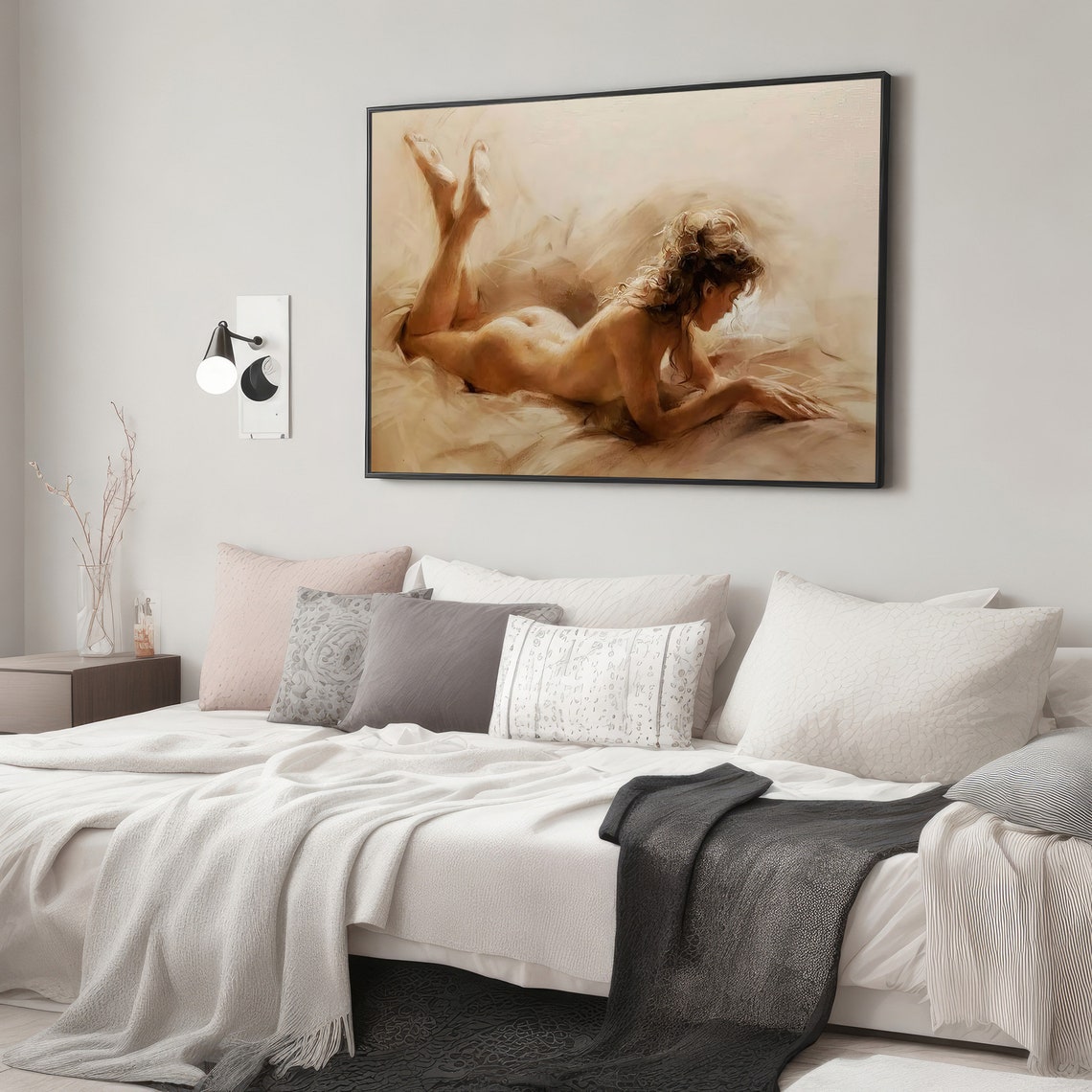 Nude Woman Art, Elegant Timeless Beauty - Image 2