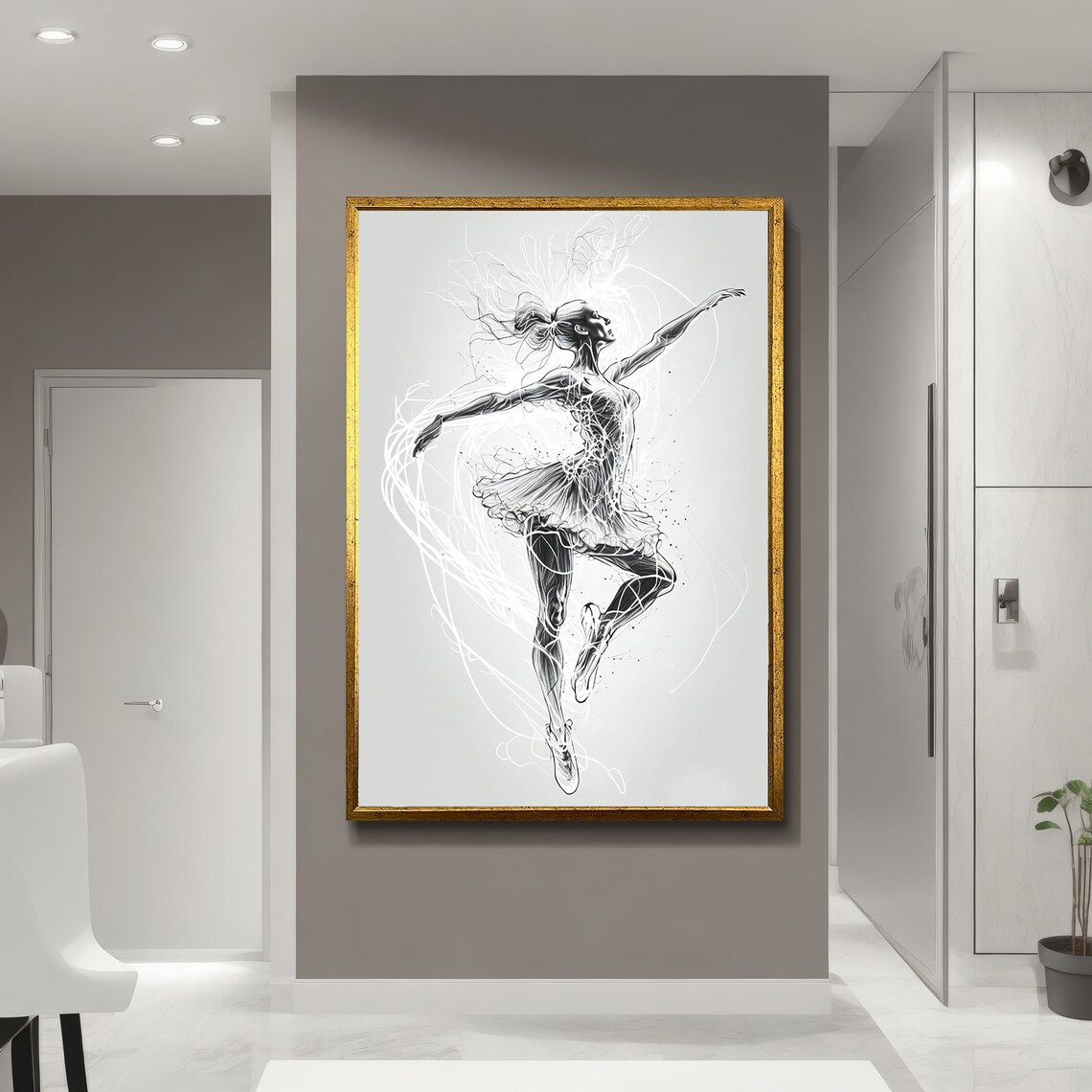 Abstract Ballet Dancer, Modern Dance Art - Image 5