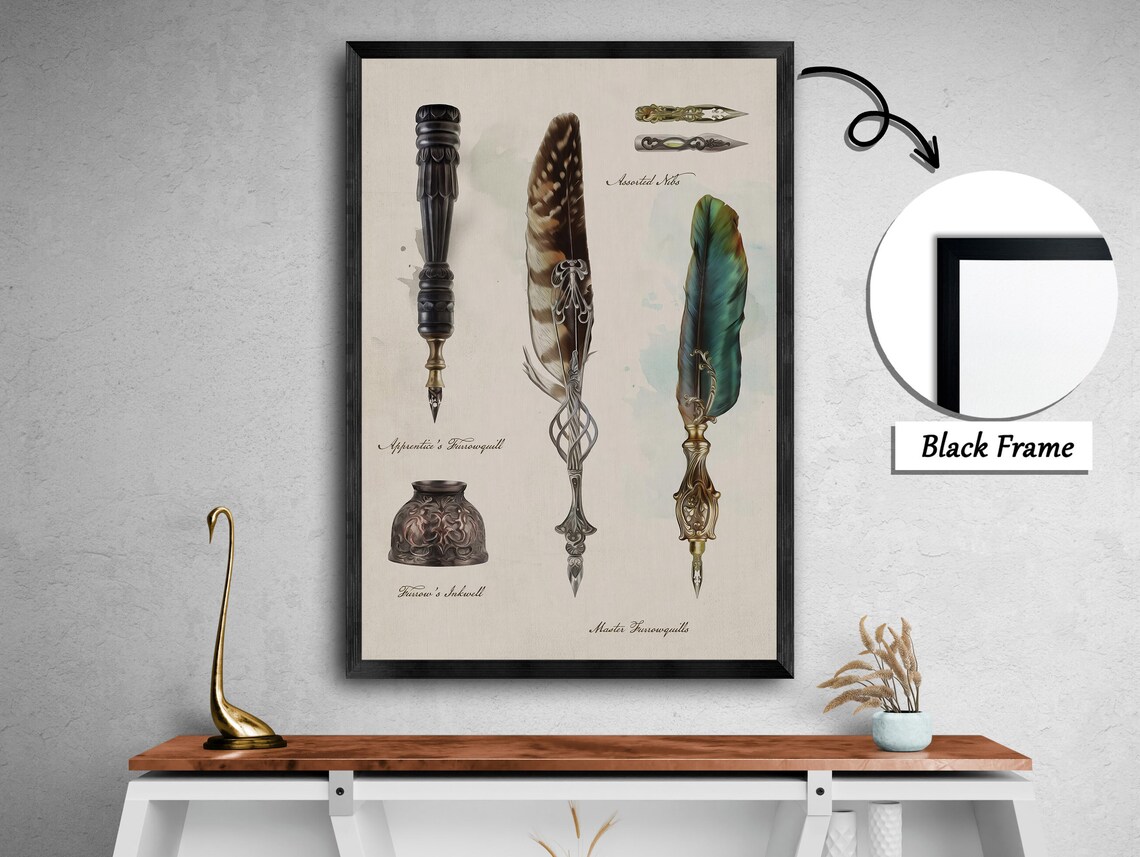 Feather Quills and Their Meanings Art Print