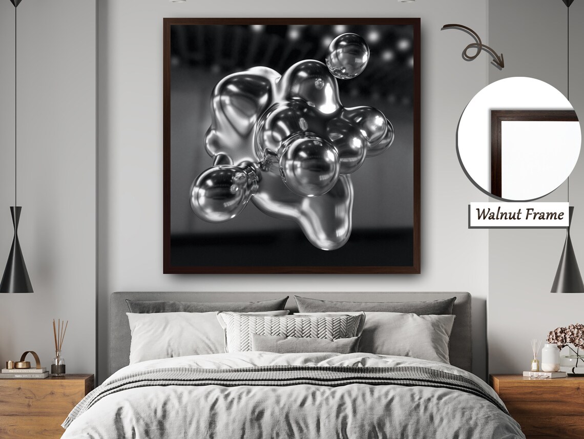 Molecular Dispersal Of Water Droplets Art Print - Image 5