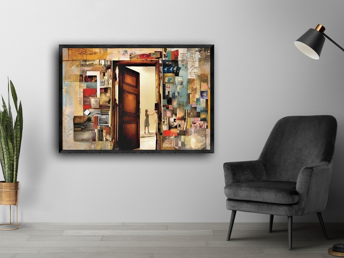 Doorway To Memories, Nostalgic Interior Design Art - Image 2