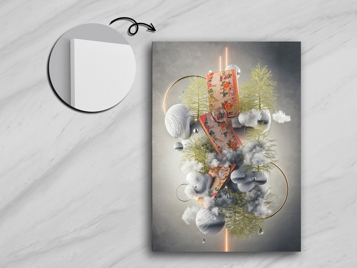 A Symphony In The Sky, Surreal Sky Art Print