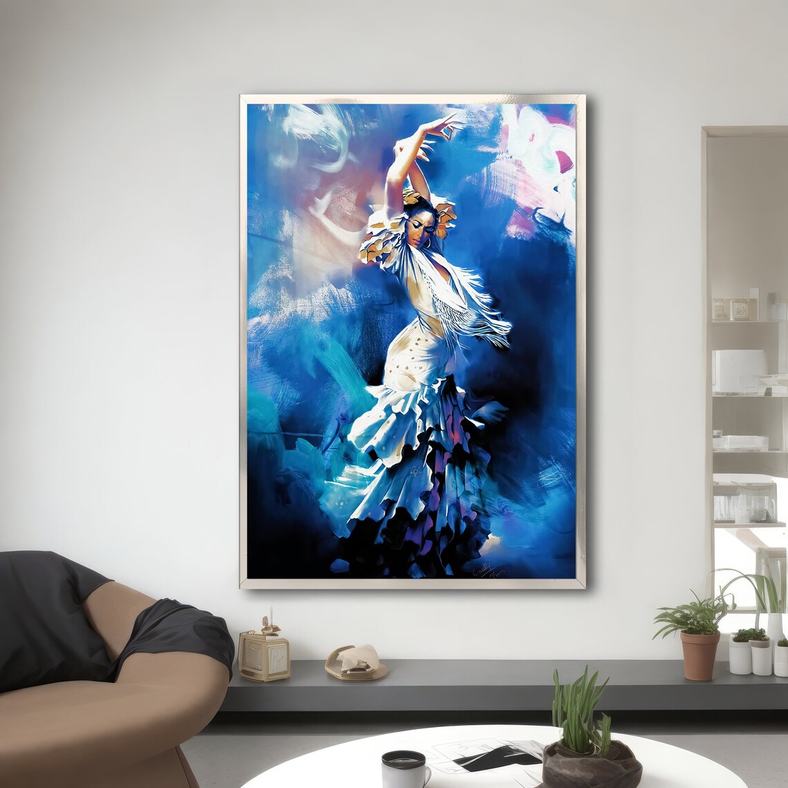 Flamenco Dancer, Vibrant Art for Home Decor - Image 3