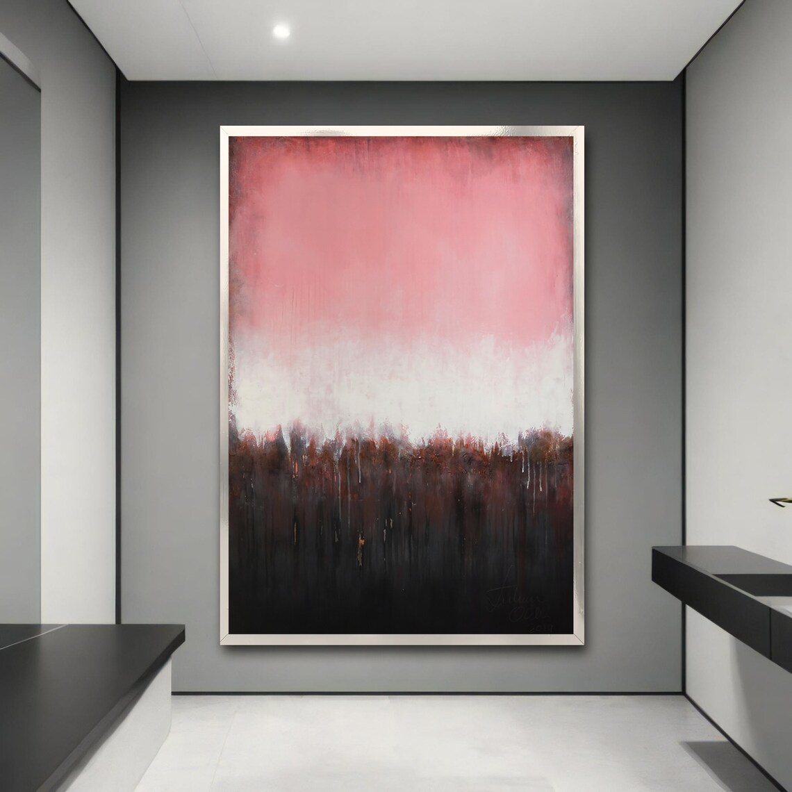 Modern Abstract Gradient Painting, Home Decor Gift - Image 3