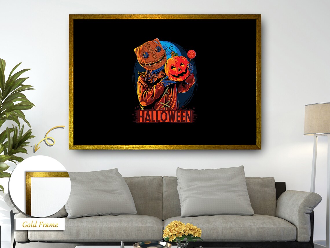 Harvest of Fears, Halloween Scarecrow Art Print - Image 4