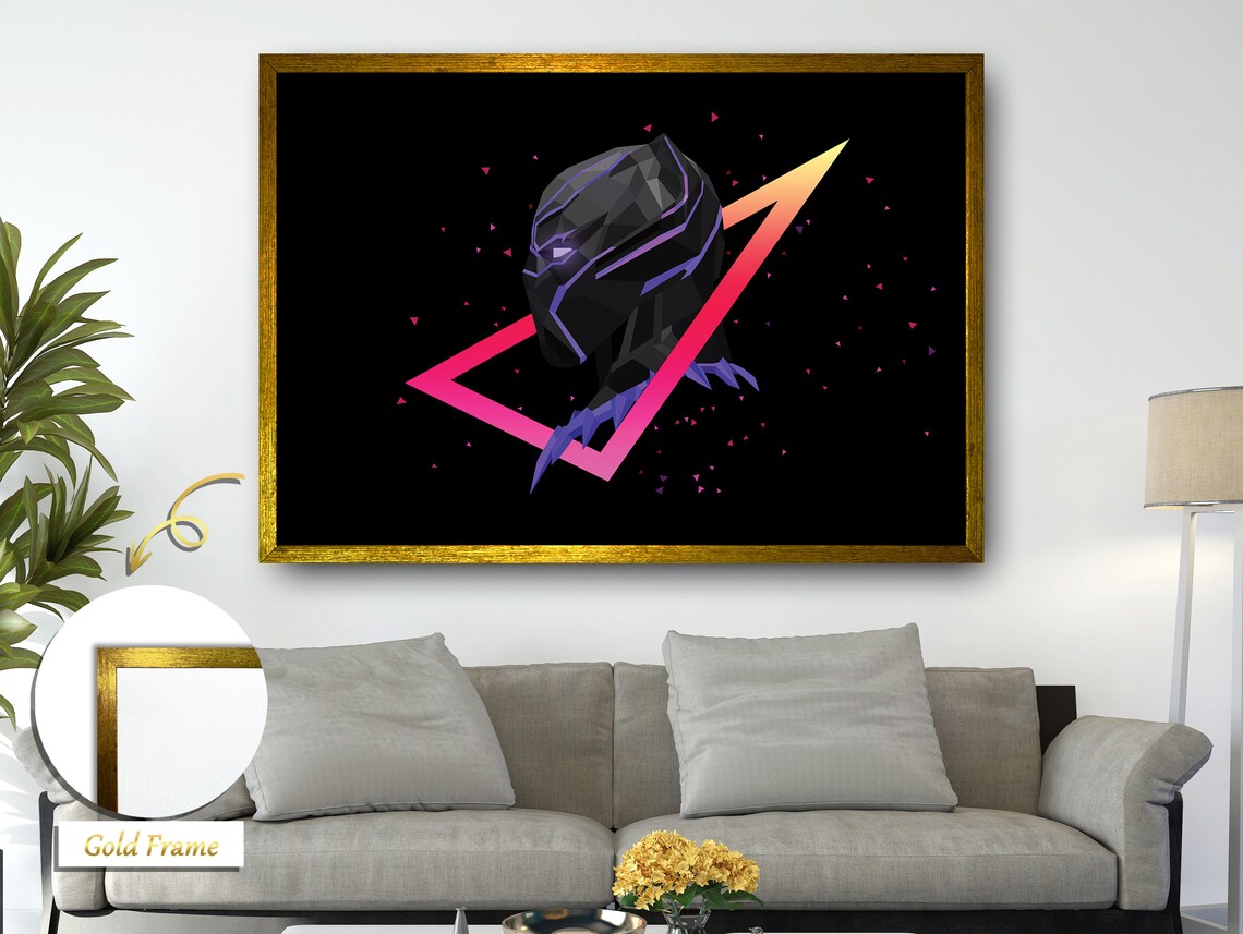 Galactic Panther, Futuristic Modern Graphic Art - Image 4