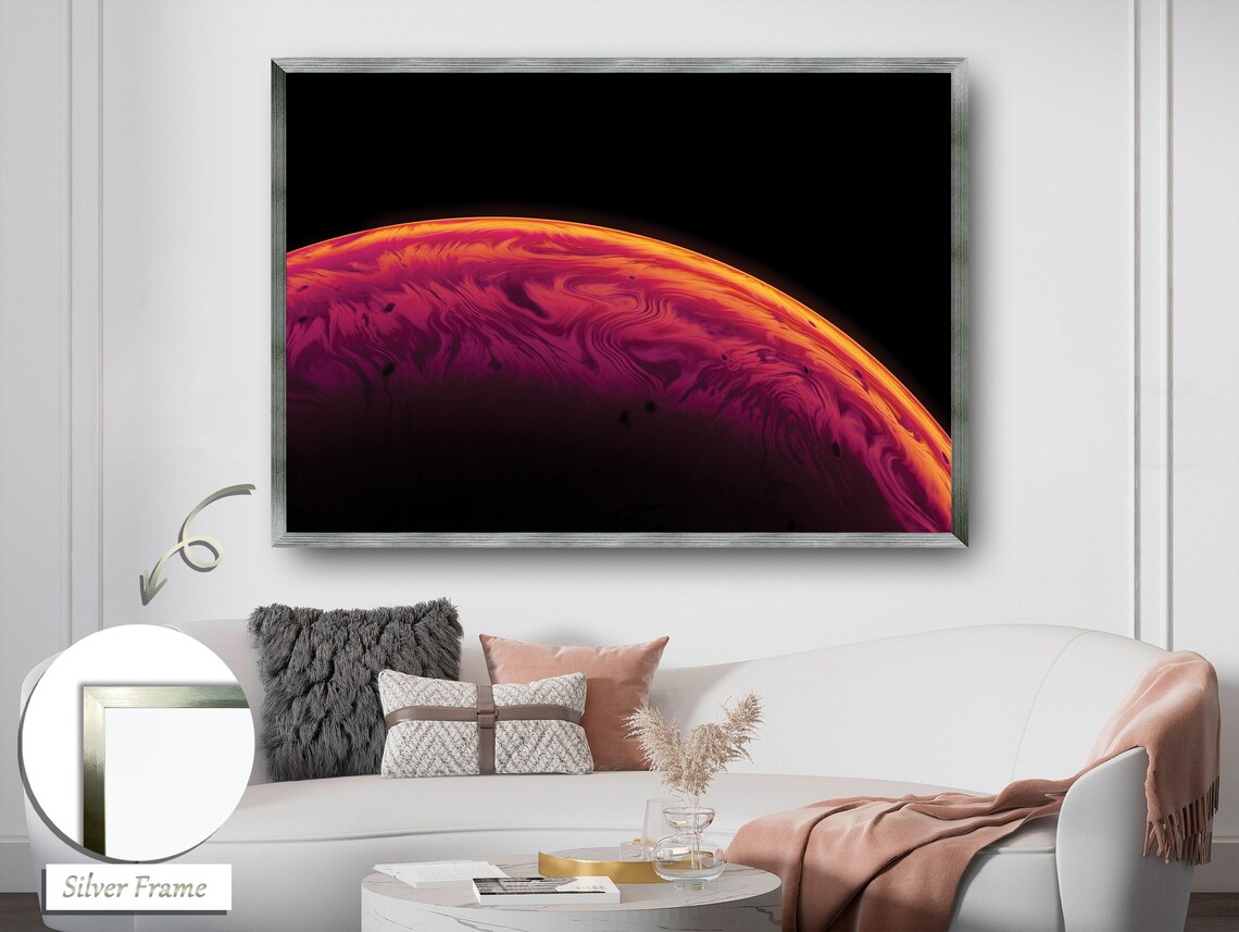 Planet Surreal Art, Celestial Abstract - Image 2