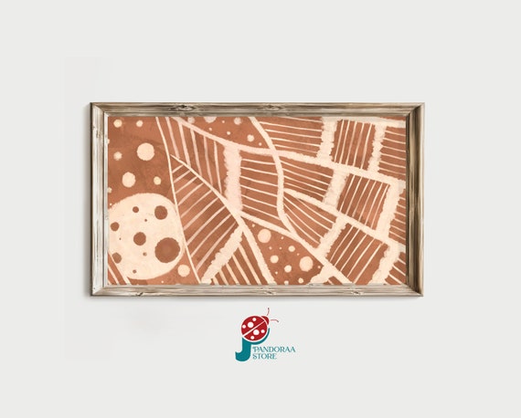 Bohem Frame TV Art, Boho Abstract
