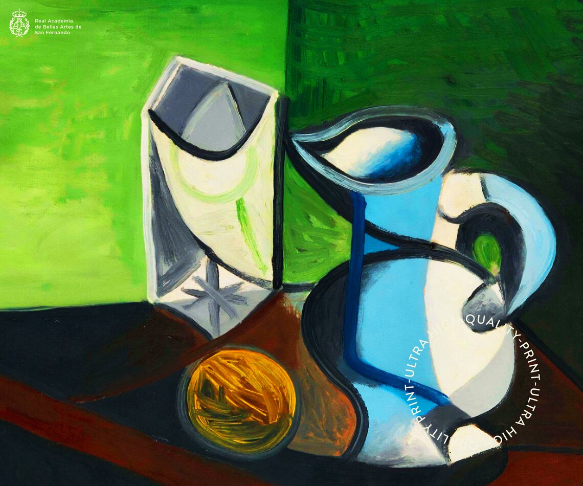 Pablo Picasso Verre et Pichet Cubist Still Life Modern Exhibition Poster - Image 5