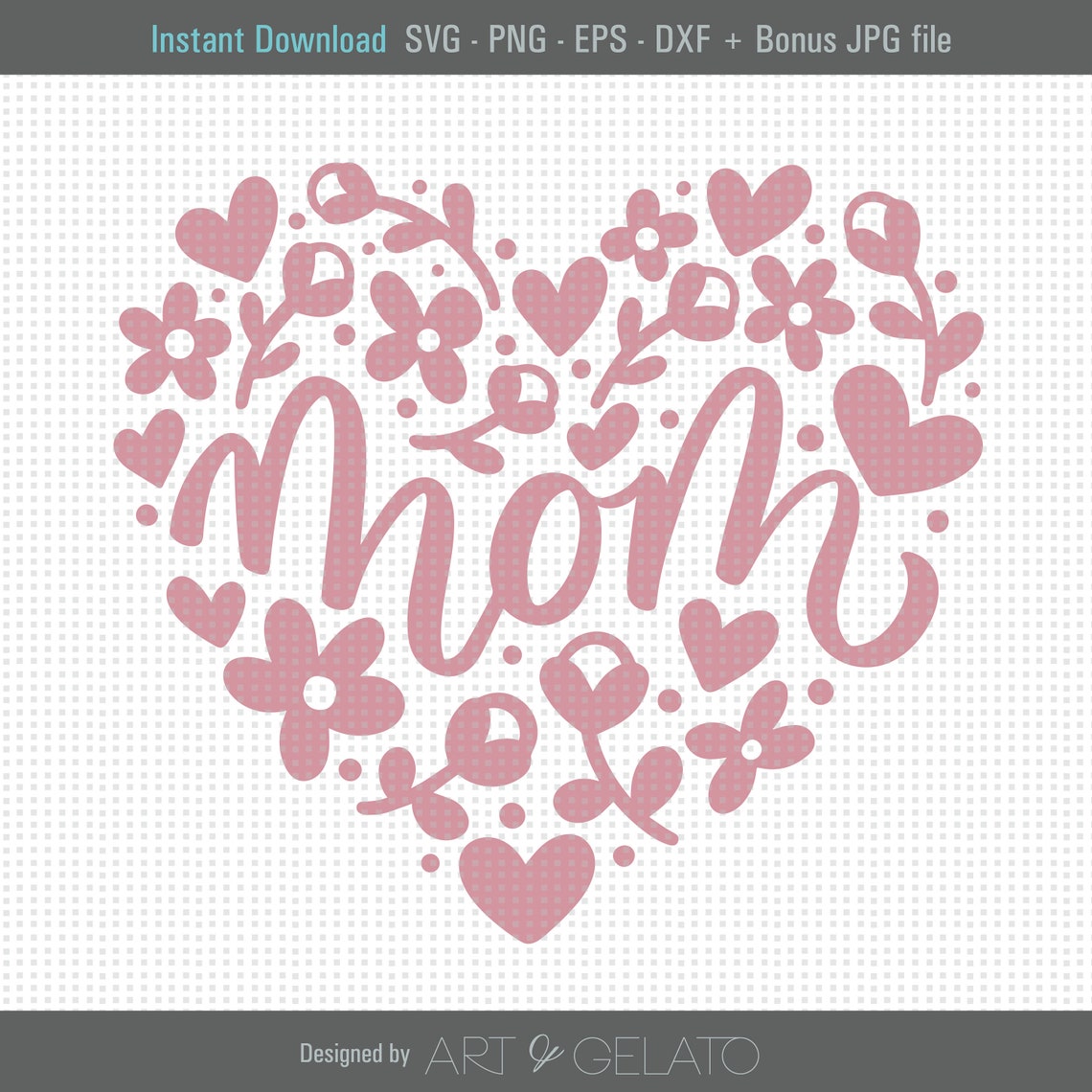 Mom Svg Mom Heart Svg Happy Mothers Day Svg Mothers Day Shirt Svg Moms Love Svg Love Mom Svg Mothers Day Cut File Cut Machine File