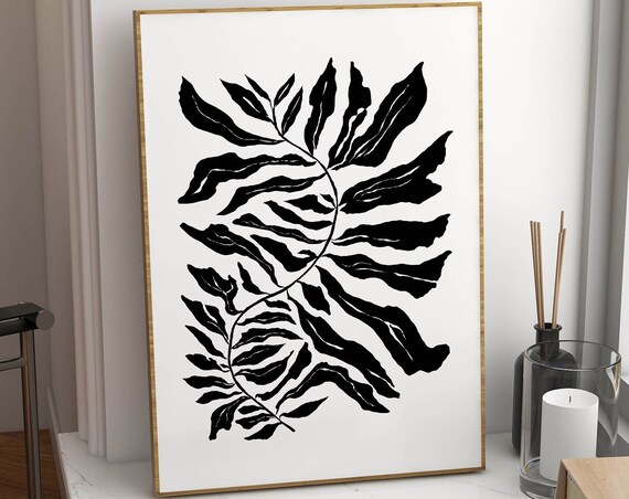 Black And White Art Living Room Decor Abstract Wall Art Apartment Decor Geometric Art Bedroom Wall Decor Black Wall Art Funky Home Decor