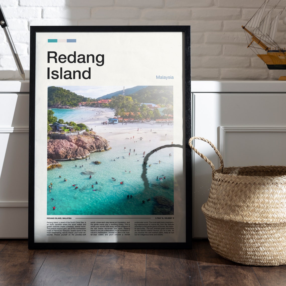 Redang Island Print Redang Island Poster Redang Island Wall Art Malaysia Art Print Redang Island Photo Redang Island Gifts - Image 5