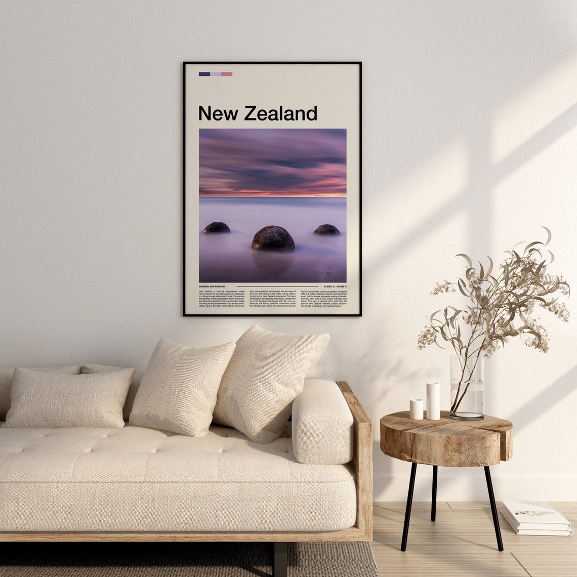 New Zealand Print New Zealand Poster New Zealand Wall Art New Zealand Art Print New Zealand Photo Traveler Gifts Travel Poster - Image 3