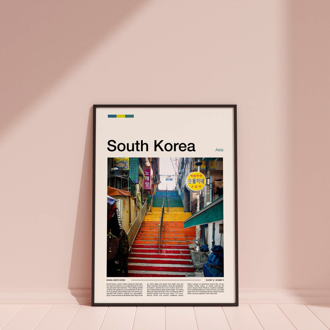 South Korea Print South Korea Poster South Korea Wall Art South Korea Art Print South Korea Photo Travel Poster Traveler Gifts - Image 4